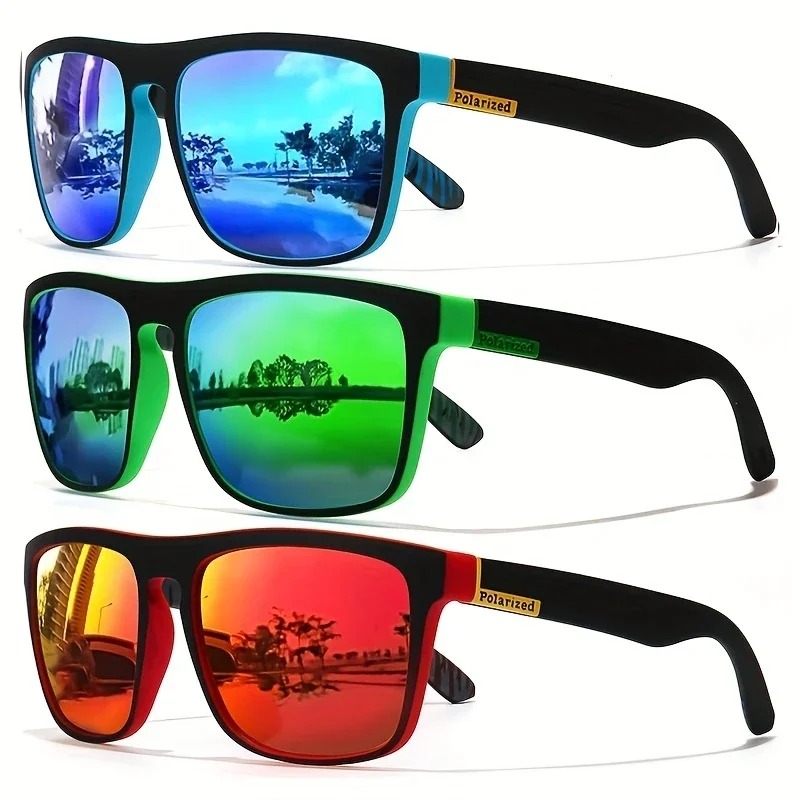 Fishing Sunglasses Polarized - Fashion Vintage Square Polarized Sunglasses Men