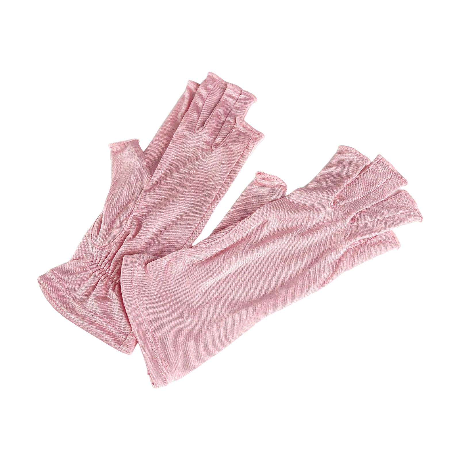 Pure Silk Half Finger Gloves S - Fishing Gloves 评论和价格