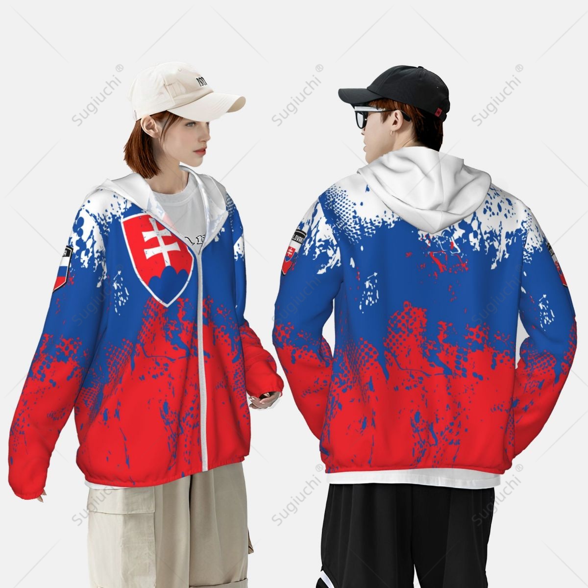 Slovakia Flag Sun Protection H - Fishing Hoodie 评论和价格