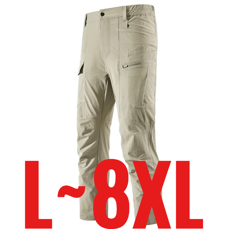 Plus Size 8XL Men's Casual Pan - Fishing Pants Waterproof 评论和价格