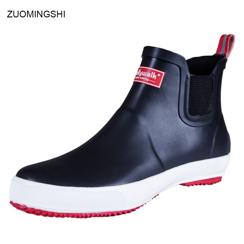 Sale Men Rubber Rain Boots Gum - Fishing Boots 评论和价格