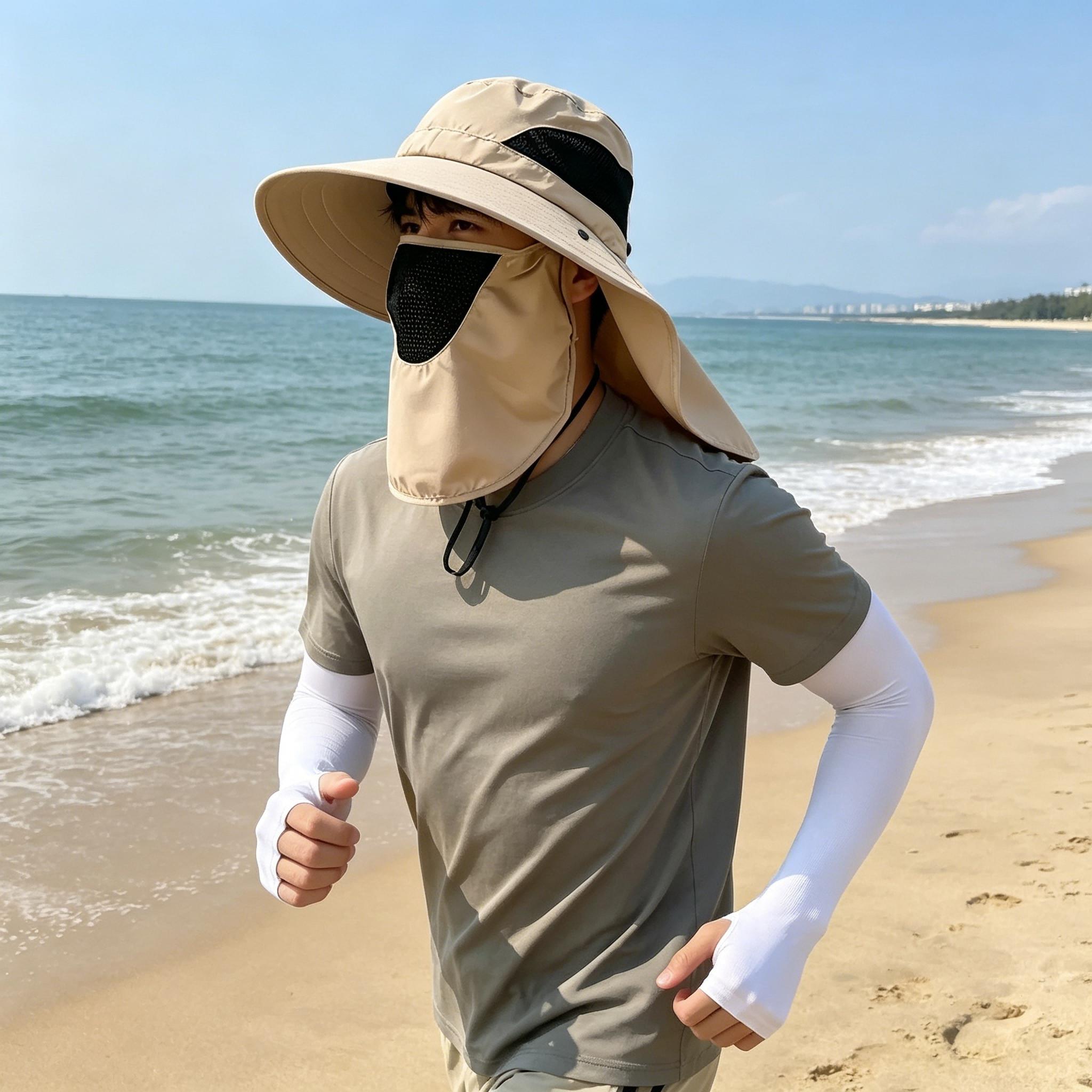 Full Face Neck Coverage Sun Ha - Fishing Hat 评论和价格