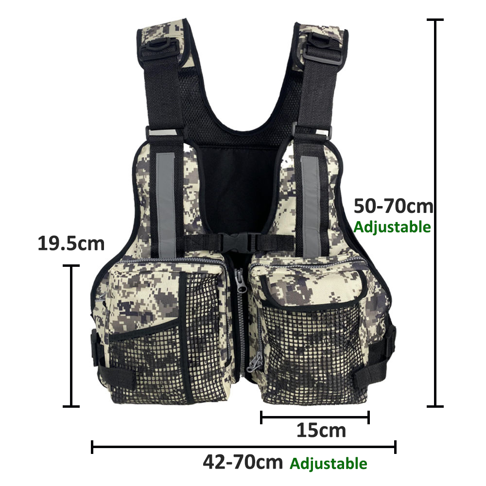 Outdoor Fishing Vest with Mult - Fishing Vest 评论和价格