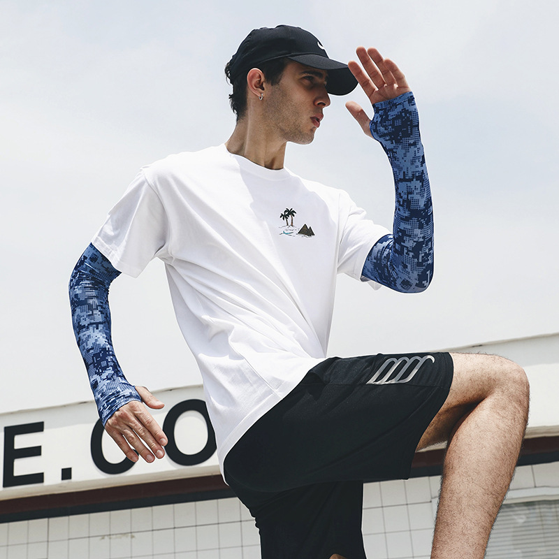 Uv Solar Arm Sleeve Men Summer - Fishing Gloves 评论和价格