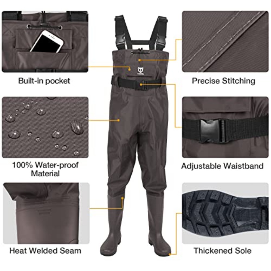 Bootfoot Chest Wader, 2-Ply Ny - Fishing Waders 评论和价格