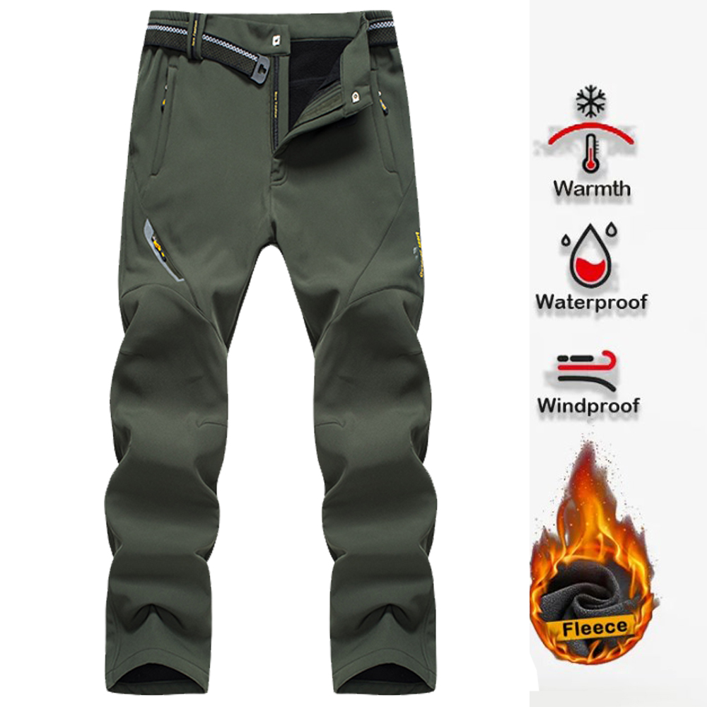 Men's Hiking Pants Softshell O - Fishing Pants Waterproof 评论和价格