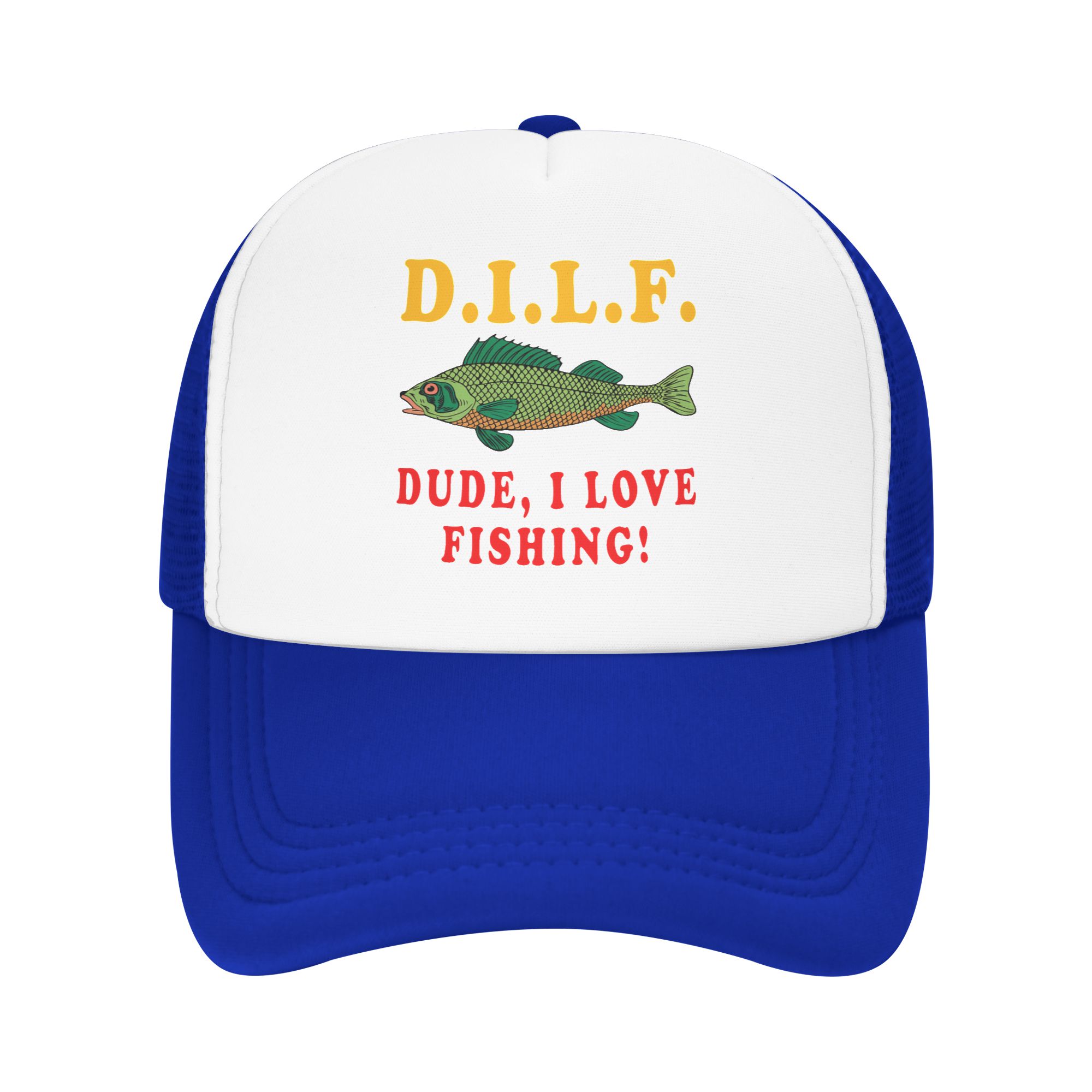 Dude I Love Fishing DILF   Mem - Fishing Hat 评论和价格