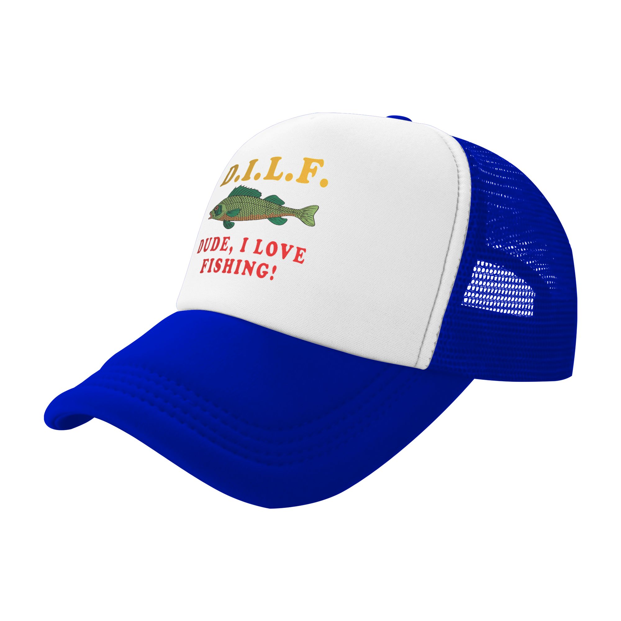 Dude I Love Fishing DILF   Mem - Fishing Hat 评论和价格