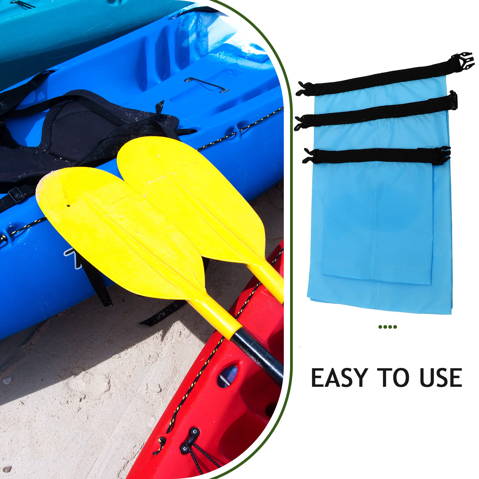 3Pcs Waterproof Dry Bag Set Li - Fishing Bag Waterproof 评论和价格