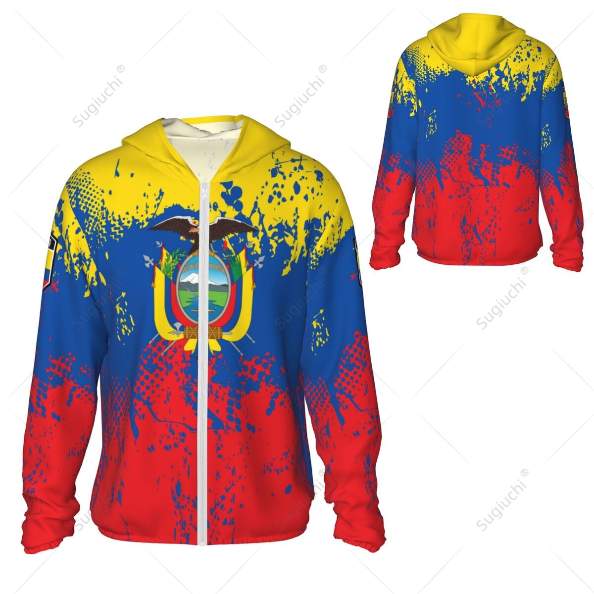 Ecuador Flag Sun Protection Ho - Fishing Hoodie 评论和价格