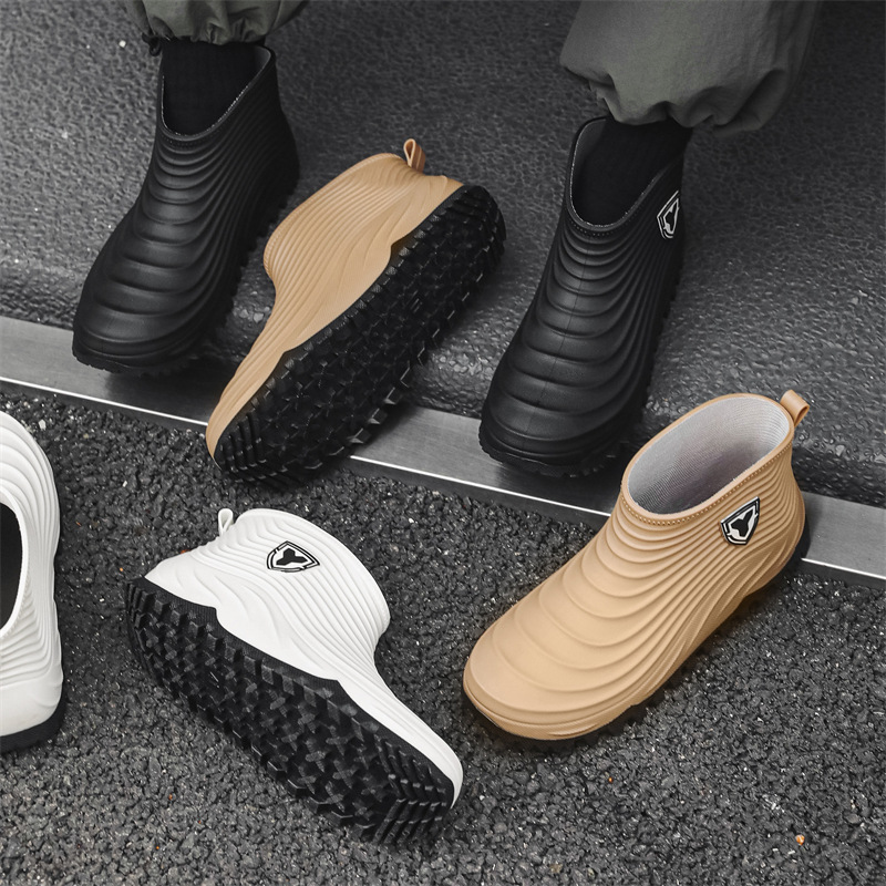 Men's Rain Shoes Fashion Water - Fishing Boots 评论和价格