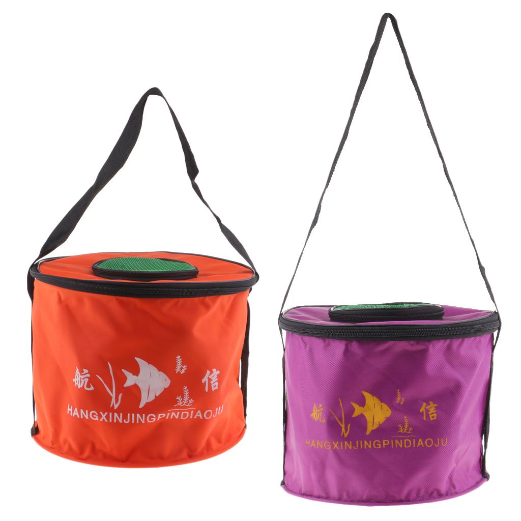 Foldable Fishing Bucket with M - Fishing Bag Waterproof 评论和价格