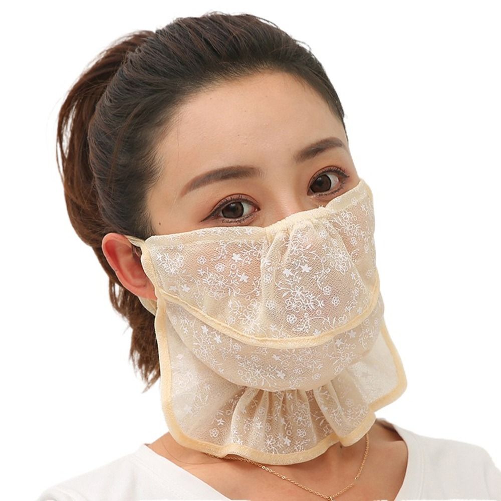 Wrap Cover Scarf Solid Color F - Fishing Mask Sun Protection 评论和价格