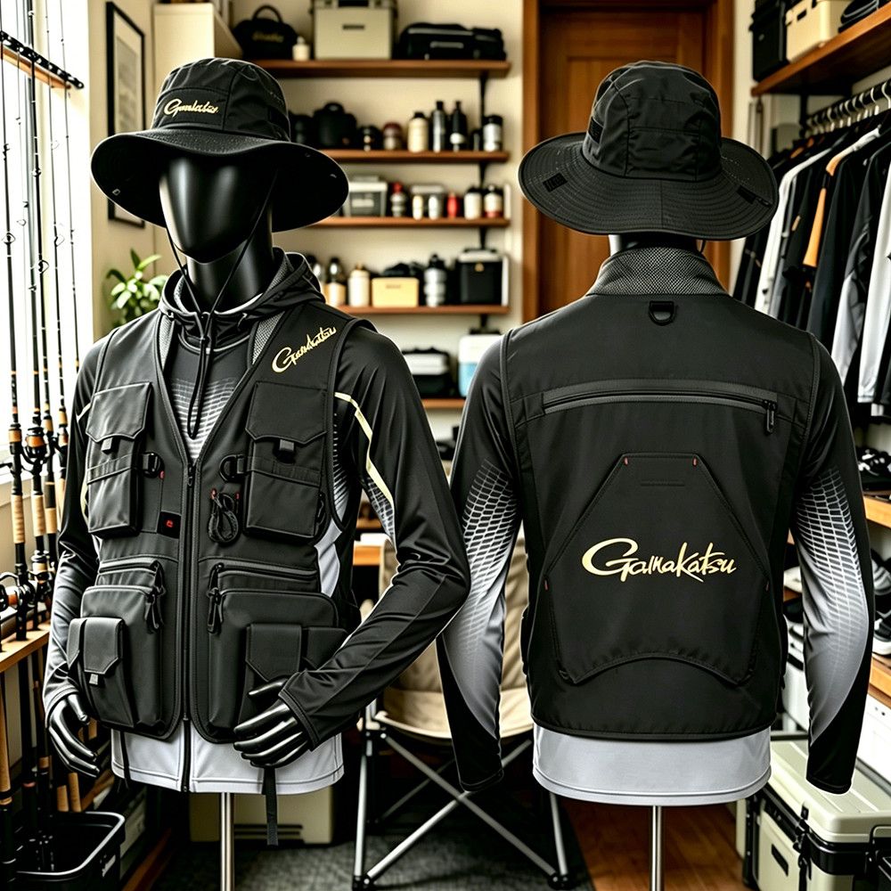 Gamakatsu Men Multi-Pocket Fis - Fishing Rain Suit 评论和价格