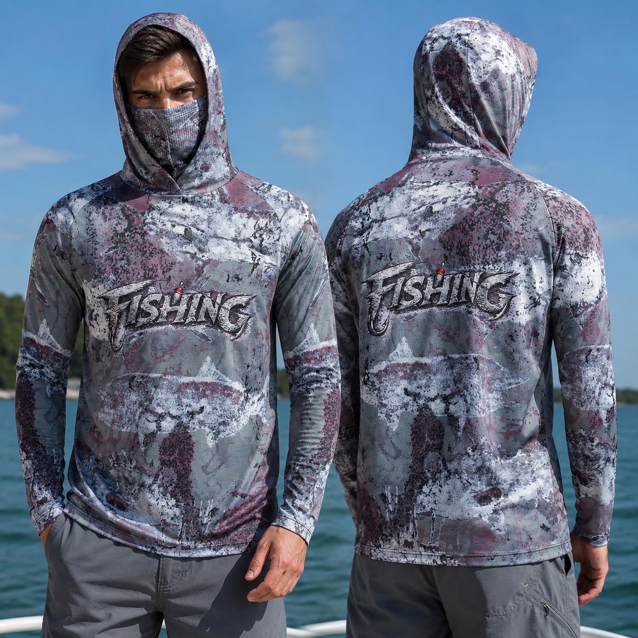 Fishing Shirt Hooded Men Fishi - Fishing Hoodie 评论和价格