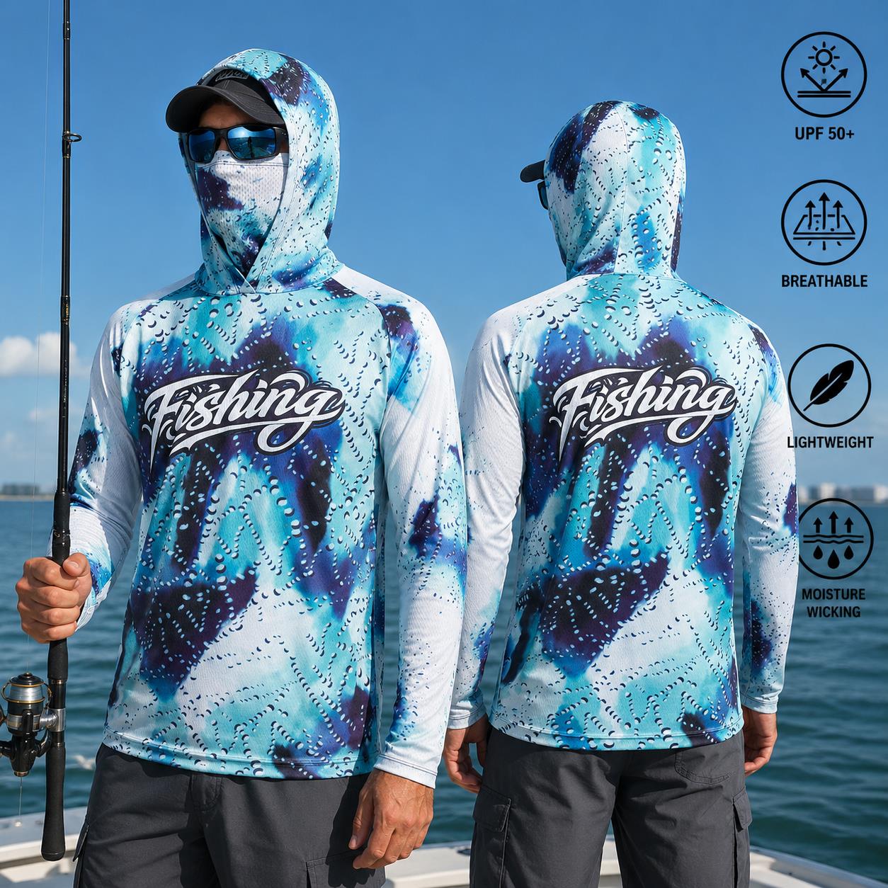 Fishing Shirt Hooded Men Fishi - Fishing Hoodie 评论和价格