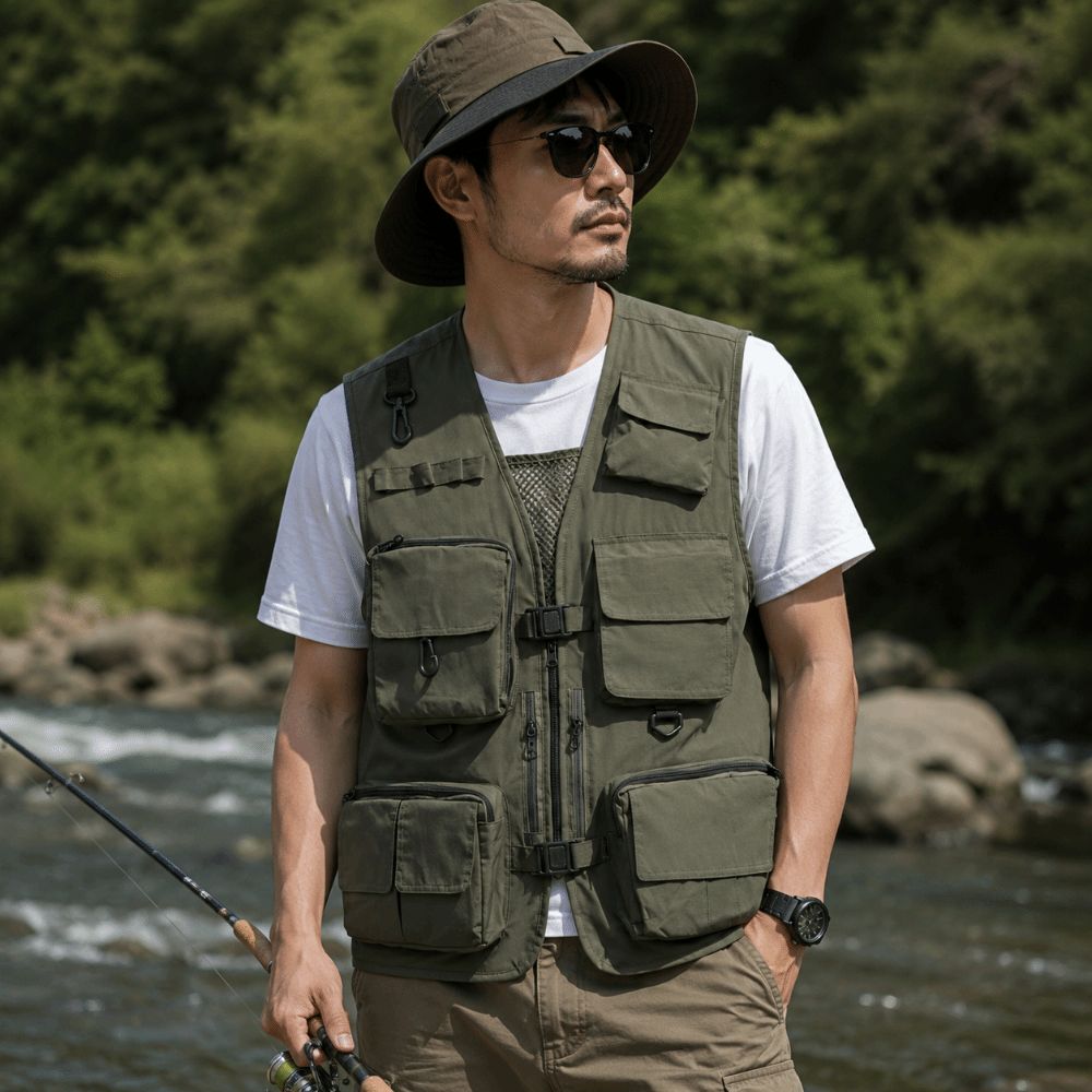 Casual Waterproof Fishing Vest - Fishing Vest 评论和价格