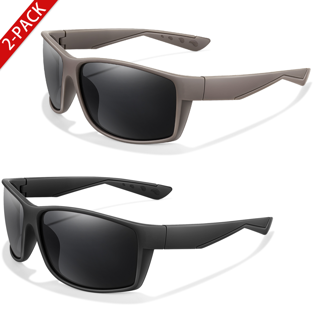 2 Packs Polarized Sunglasses U - Fishing Sunglasses Polarized 评论和价格