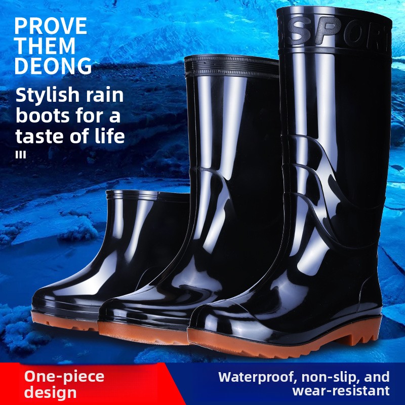 Men's Rain Boots High Tubc Mid - Fishing Boots 评论和价格