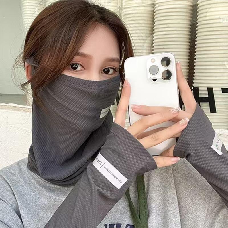 Ice Silk Sun Protection Set*Fa - Fishing Mask Sun Protection 评论和价格