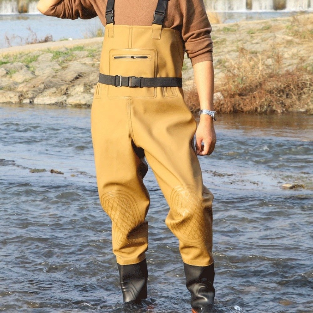 Useful PVC Fishing Suit Double - Fishing Pants Waterproof 评论和价格