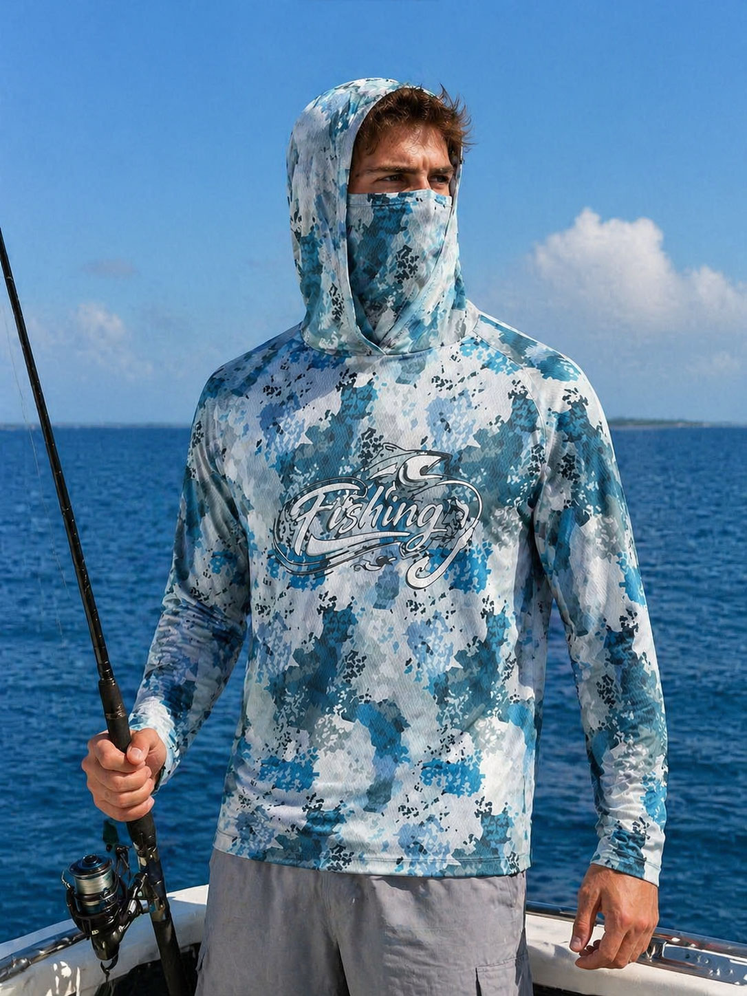 Fishing Shirt Hooded Men Fishi - Fishing Hoodie 评论和价格