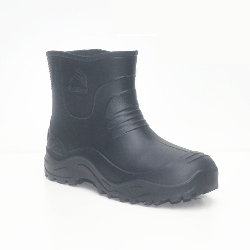 EVA  Rain Boots Men Black Ligh - Fishing Boots 评论和价格