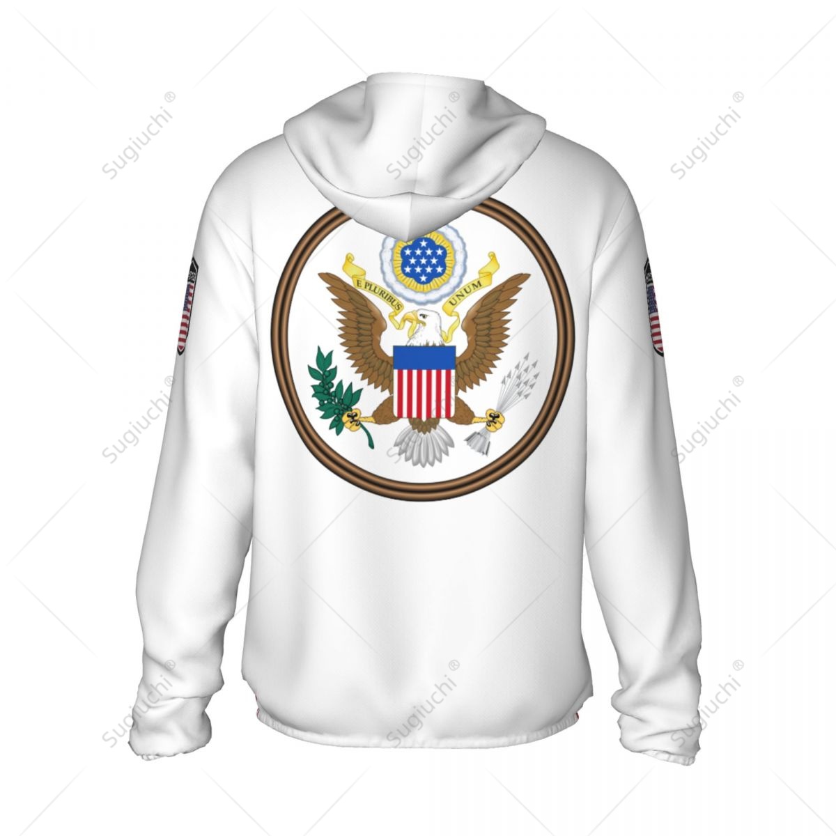 United States Flag Sun Protect - Fishing Hoodie 评论和价格