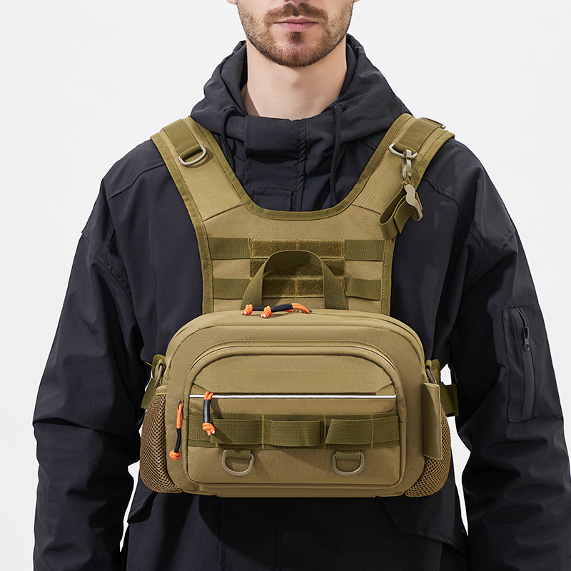Men Chest Bag Tactical Fishing - Fishing Backpack 评论和价格