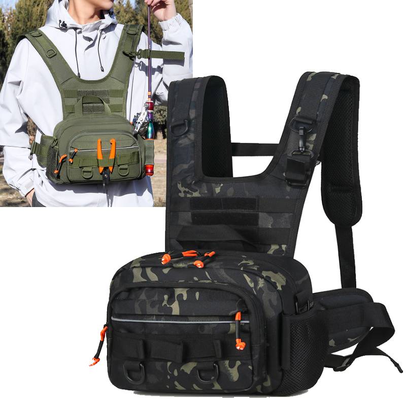 Men Chest Bag Tactical Fishing - Fishing Backpack 评论和价格