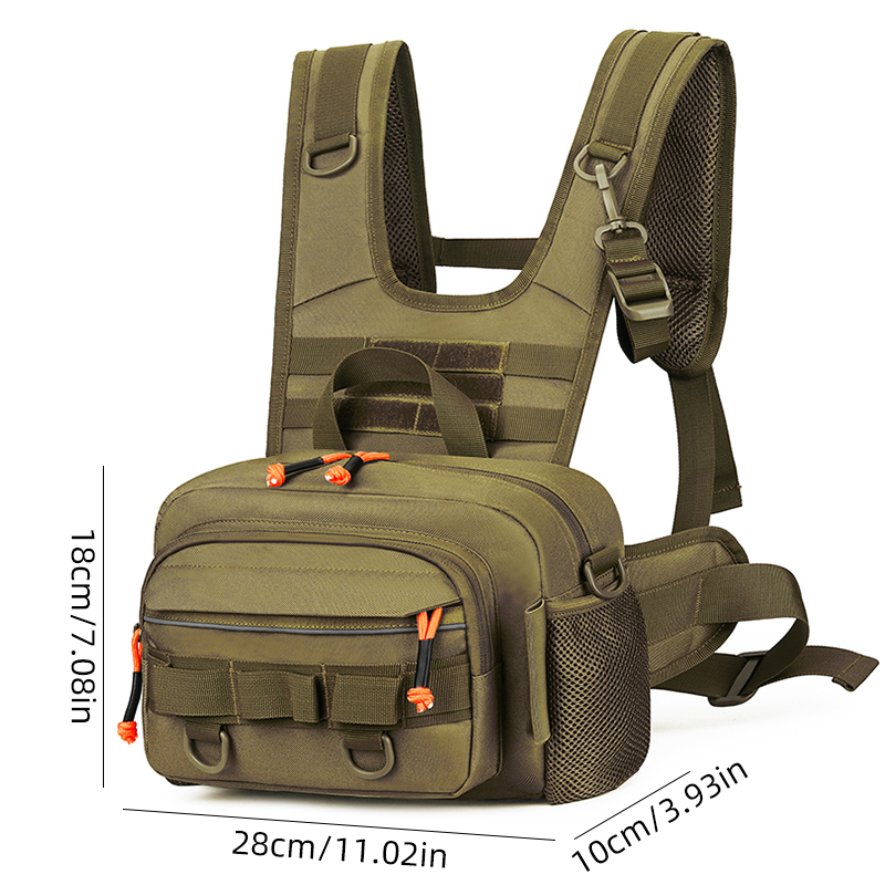 Men Chest Bag Tactical Fishing - Fishing Backpack 评论和价格