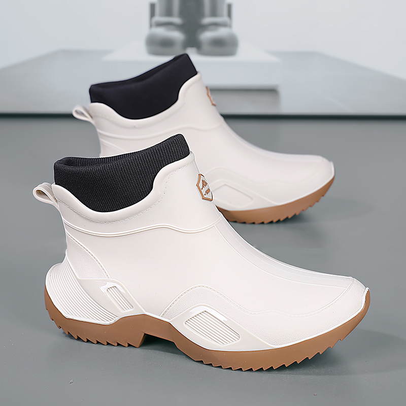 Men's Rain Boots Waterproof No - Fishing Boots 评论和价格