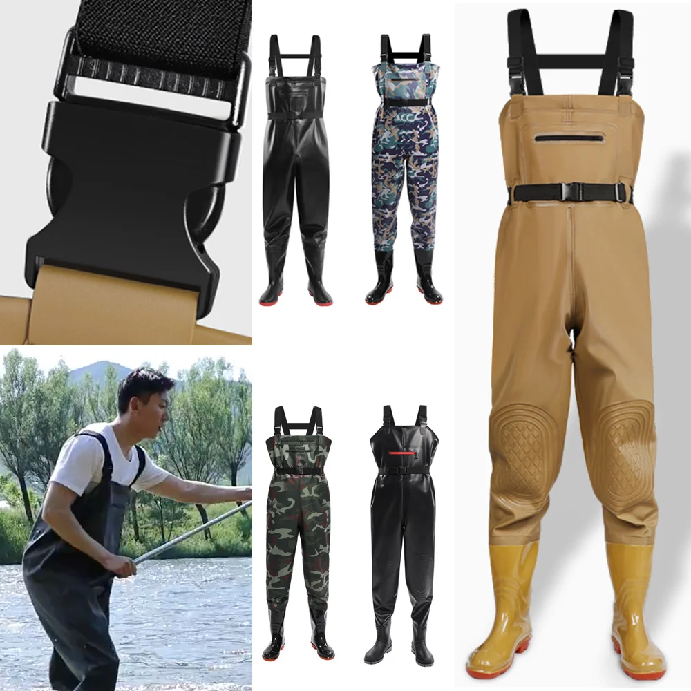 Waterproof Pants with Chest Wa - Fishing Jacket Waterproof 评论和价格