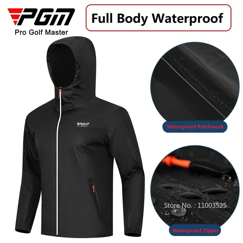 Pgm Men Golf Raincoat Rain Pan - Fishing Rain Suit 评论和价格